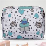 Little Cow Christmas  Make Up Pouch (Large)