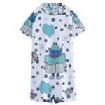 Little Cow Christmas  Kids  Boyleg Half Suit Swimwear