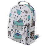 Little Cow Christmas  Flap Pocket Backpack (Small)