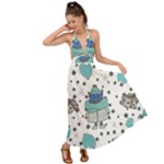 Little Cow Christmas  Backless Maxi Beach Dress