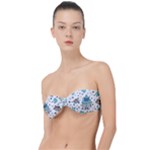 Little Cow Christmas  Classic Bandeau Bikini Top 