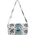Little Cow Christmas  Removable Strap Clutch Bag