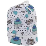 Little Cow Christmas  Zip Bottom Backpack