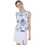 Little Cow Christmas  Women s Sleeveless Sports Top