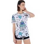Little Cow Christmas  Perpetual Short Sleeve T-Shirt