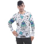 Little Cow Christmas  Men s Pique Long Sleeve T-Shirt
