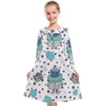 Little Cow Christmas  Kids  Midi Sailor Dress