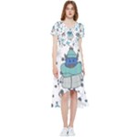 Little Cow Christmas  High Low Boho Dress