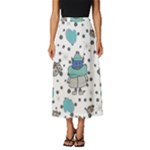 Little Cow Christmas  Classic Midi Chiffon Skirt