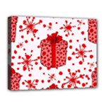 Cute Gift Boxes Canvas 14  x 11  (Stretched)