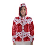 Cute Gift Boxes Women s Hooded Windbreaker