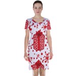 Cute Gift Boxes Short Sleeve Nightdress