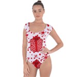 Cute Gift Boxes Short Sleeve Leotard 