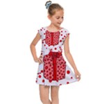 Cute Gift Boxes Kids  Cap Sleeve Dress