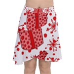 Cute Gift Boxes Chiffon Wrap Front Skirt