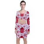 Cute Gift Boxes Top and Skirt Sets