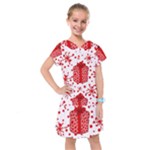 Cute Gift Boxes Kids  Drop Waist Dress