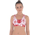 Cute Gift Boxes Cross String Back Sports Bra