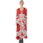 Cute Gift Boxes Button Up Boho Maxi Dress