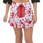 Cute Gift Boxes Fishtail Mini Chiffon Skirt