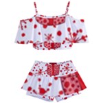 Cute Gift Boxes Kids  Off Shoulder Skirt Bikini
