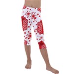 Cute Gift Boxes Kids  Lightweight Velour Capri Leggings 