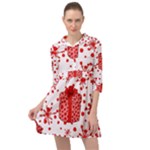 Cute Gift Boxes Mini Skater Shirt Dress