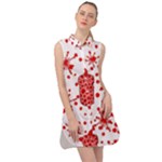 Cute Gift Boxes Sleeveless Shirt Dress