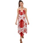 Cute Gift Boxes Halter Tie Back Dress 