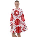 Cute Gift Boxes All Frills Chiffon Dress