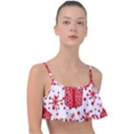 Cute Gift Boxes Frill Bikini Top