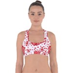 Cute Gift Boxes Cross Back Hipster Bikini Top 