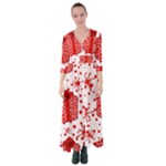 Cute Gift Boxes Button Up Maxi Dress