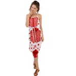 Cute Gift Boxes Waist Tie Cover Up Chiffon Dress