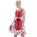 Cute Gift Boxes Knee Length Skater Dress
