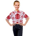 Cute Gift Boxes Kids Mock Neck T-Shirt