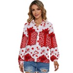 Cute Gift Boxes Women s Long Sleeve Button Up Shirt
