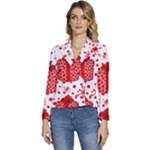 Cute Gift Boxes Women s Long Sleeve Revers Collar Cropped Jacket