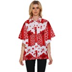 Cute Gift Boxes Women s Batwing Button Up Shirt