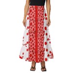 Cute Gift Boxes Tiered Ruffle Maxi Skirt