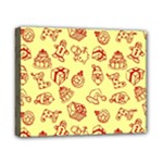 Bw Christmas Icons   Canvas 10  x 8  (Stretched)