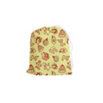 Bw Christmas Icons   Drawstring Pouch (Small)