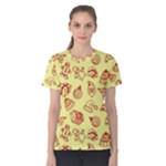 Bw Christmas Icons   Women s Cotton T-Shirt