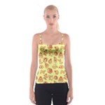Bw Christmas Icons   Spaghetti Strap Top
