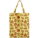 Bw Christmas Icons   Zipper Classic Tote Bag
