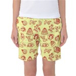 Bw Christmas Icons   Women s Basketball Shorts