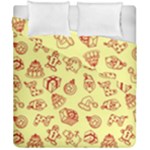 Bw Christmas Icons   Duvet Cover Double Side (California King Size)