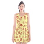 Bw Christmas Icons   Scoop Neck Skater Dress