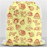 Bw Christmas Icons   Drawstring Bag (Large)
