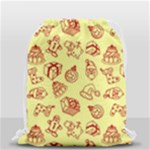 Bw Christmas Icons   Drawstring Bag (Small)